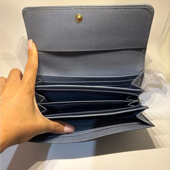 Blue Furla Long Wallet - Picture 5 of 8